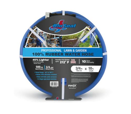 3/4″ BluSeal Rubber Water Hose