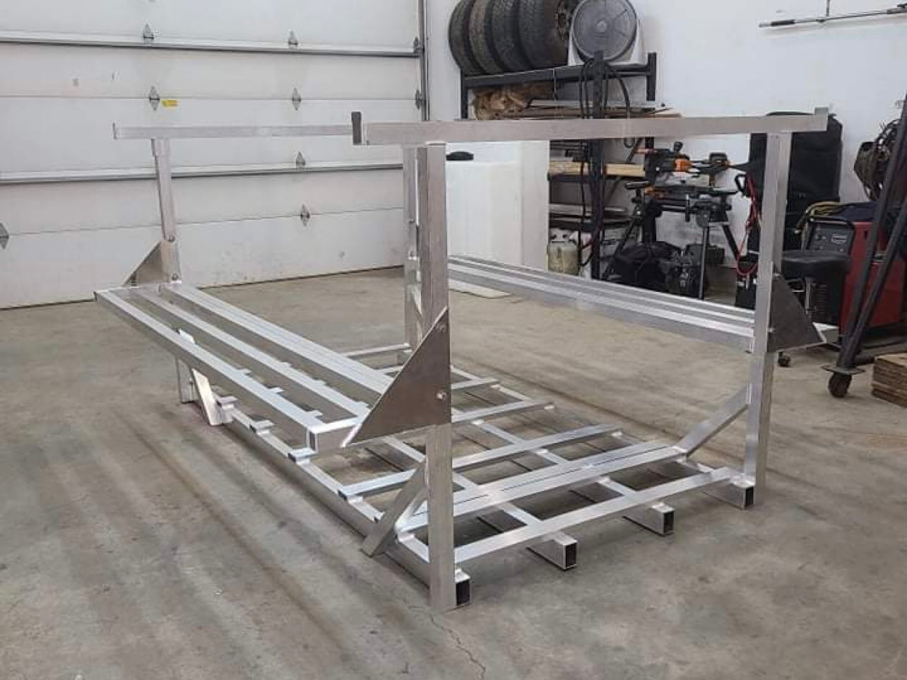 8 Foot - Fully Assembled Aluminum Pressure Washing Skid