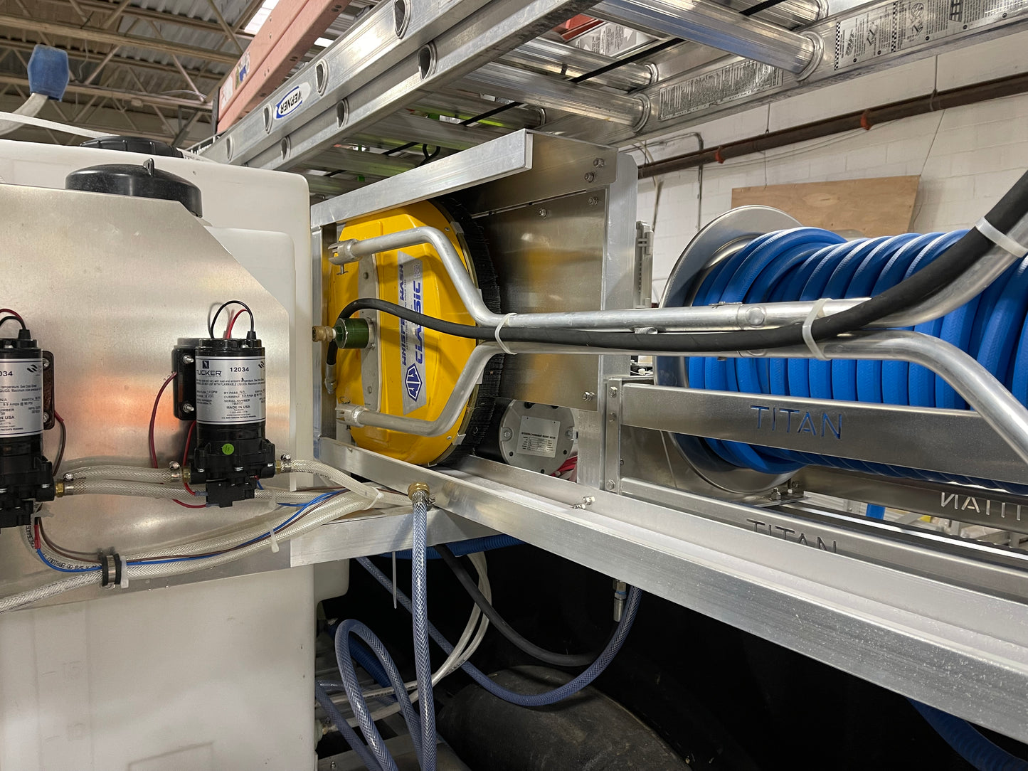 8 Foot - Pressure Washing Skid with Electric Reels -- BLOWOUT SALE