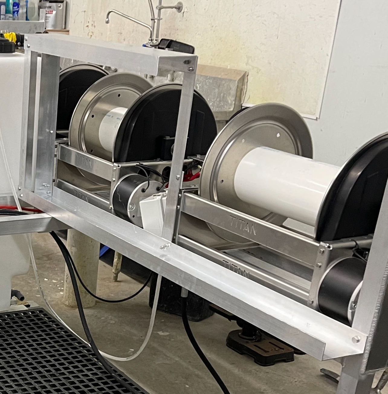 Surface Cleaner Slide Rack