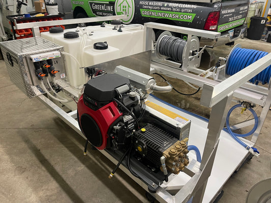 8 Foot - Fully Assembled Skid - Manual Reels