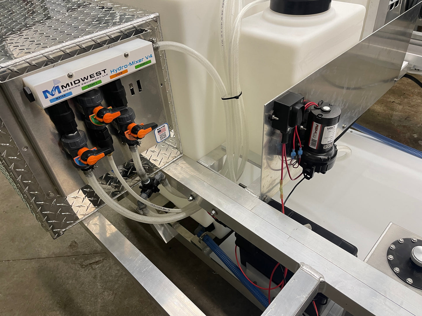 8 Foot - Fully Assembled Skid - Manual Reels